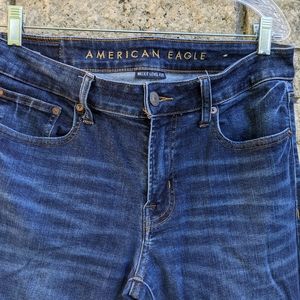 American Eagle Outfitters Next Level Flex Skinny Dark Tall Jeans 32 x 36
